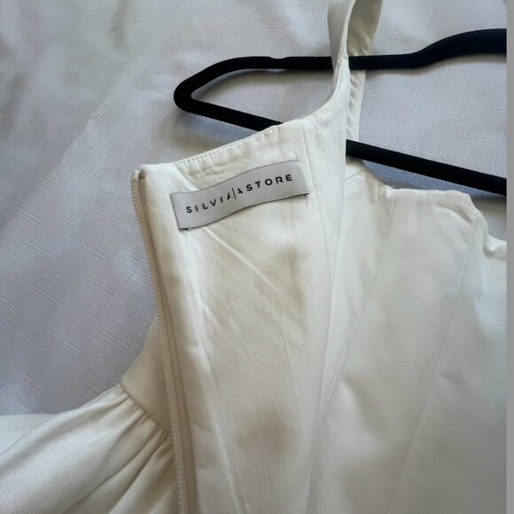 White Corset Mini Dress by Silvia Astore "The Annie Dress" from Annie's Ibiza - Picture 9 of 16